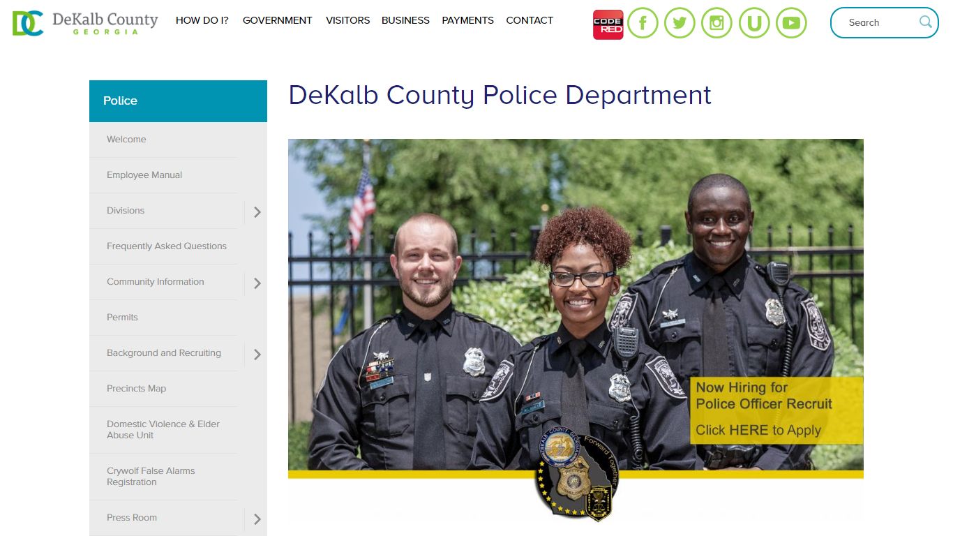 DeKalb County Police Department | DeKalb County GA