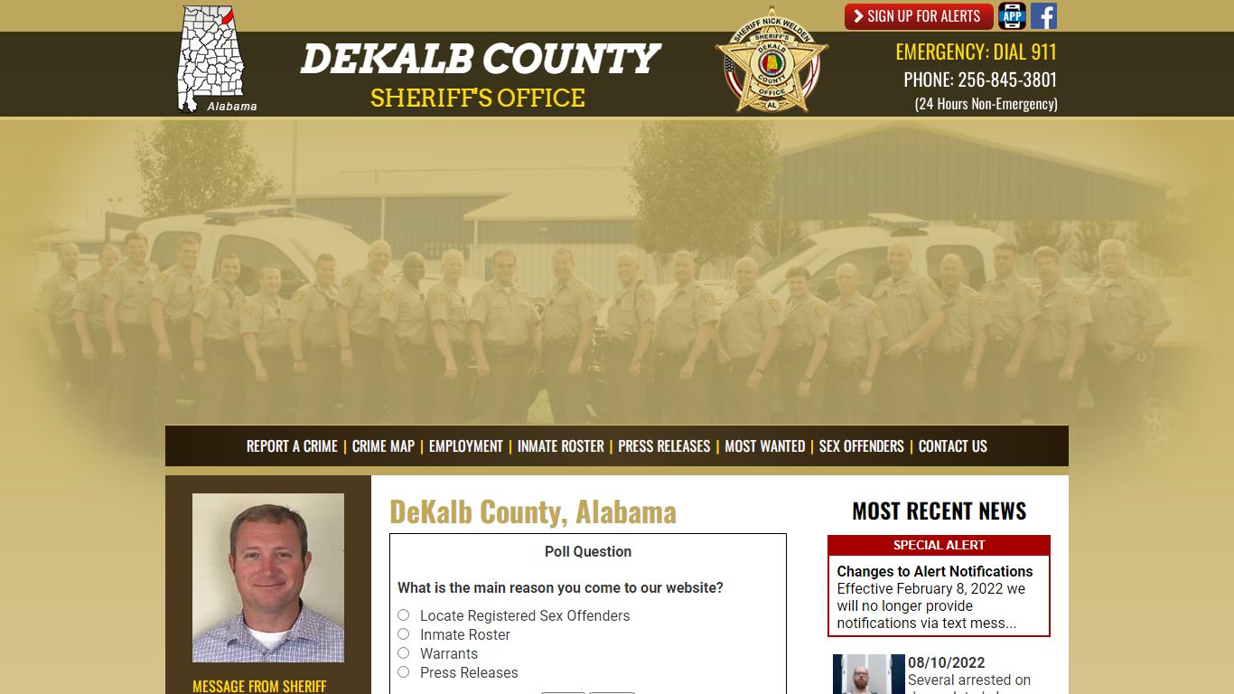 DeKalb County Sheriff's Office - Fort Payne, Alabama