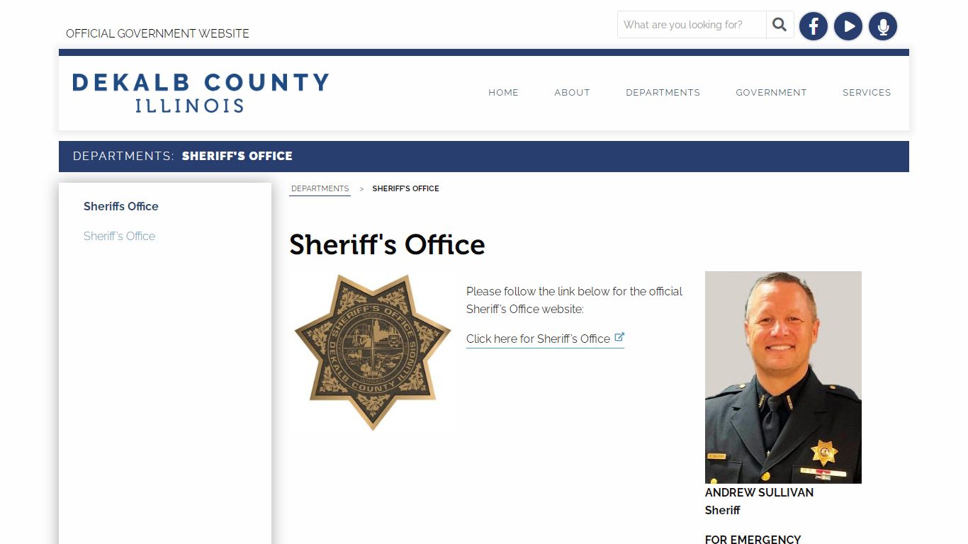 Sheriff's Office - DeKalb County, Illinois